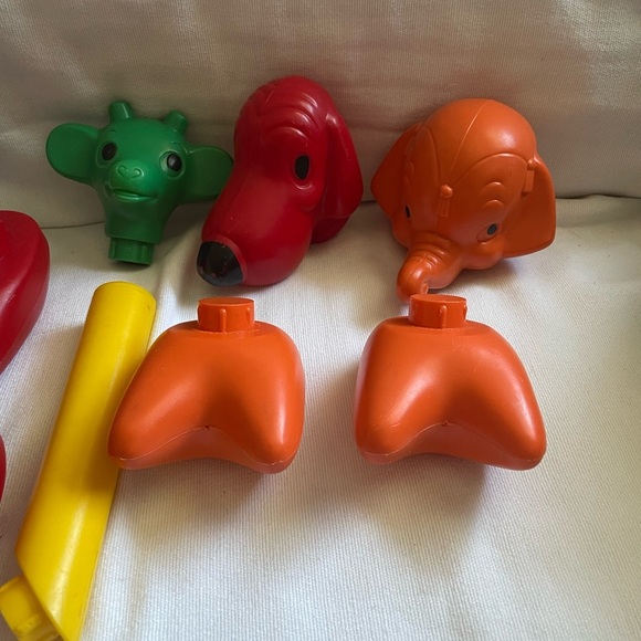 Vintage Tupperware Tuppertoys "Zoo It Yourself" Animal Set from 1966 11 pc used - Picture 2 of 7